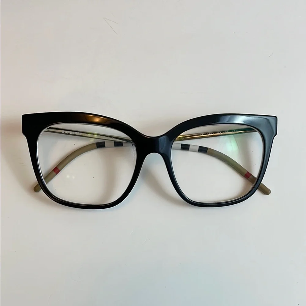 Burberry Black‎ Oversized Cat-Eye Prescription Glasses